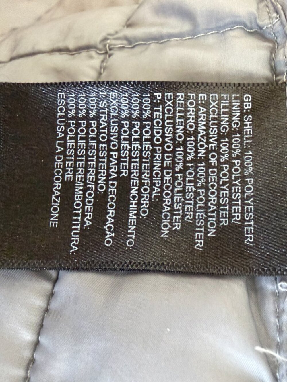 The North Face ThermoBall Eco Parka 2 Grey Heather Hooded Coat L - Picture 5 of 13